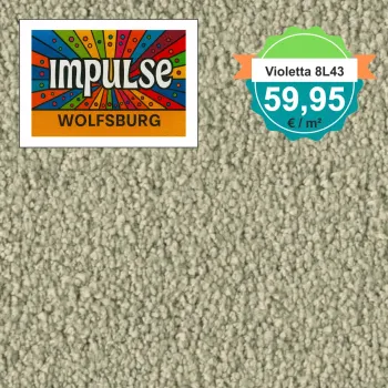 Vorwerk Violetta 8L43 – Teppichboden in Farbe 8L43, Velours-Oberfläche